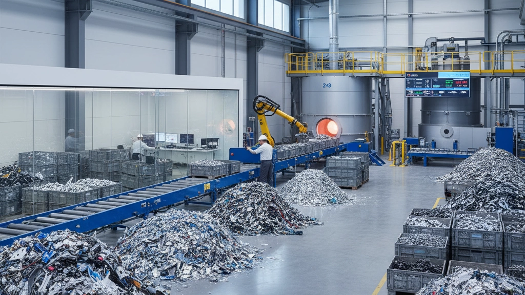 Beschaffung und Vorbereitung von Aluminiumschrott für das Gießen