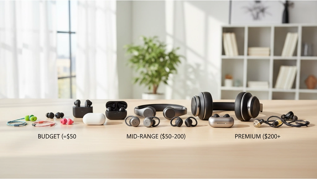 earphones cost by budget category 2025