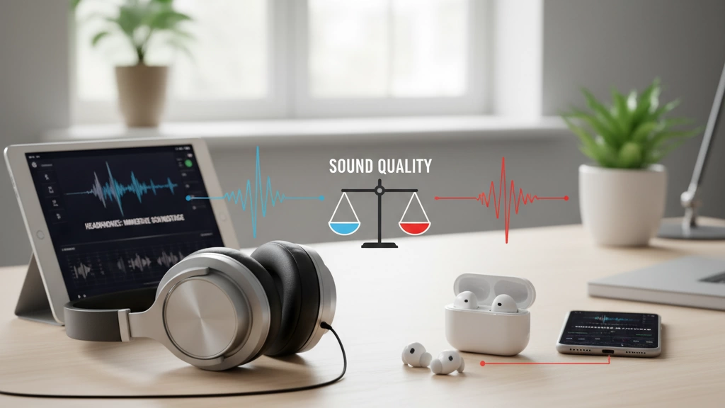 headphones vs earphones sound quality comparison