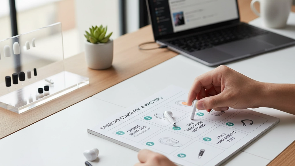 how to keep earphones from falling out tips