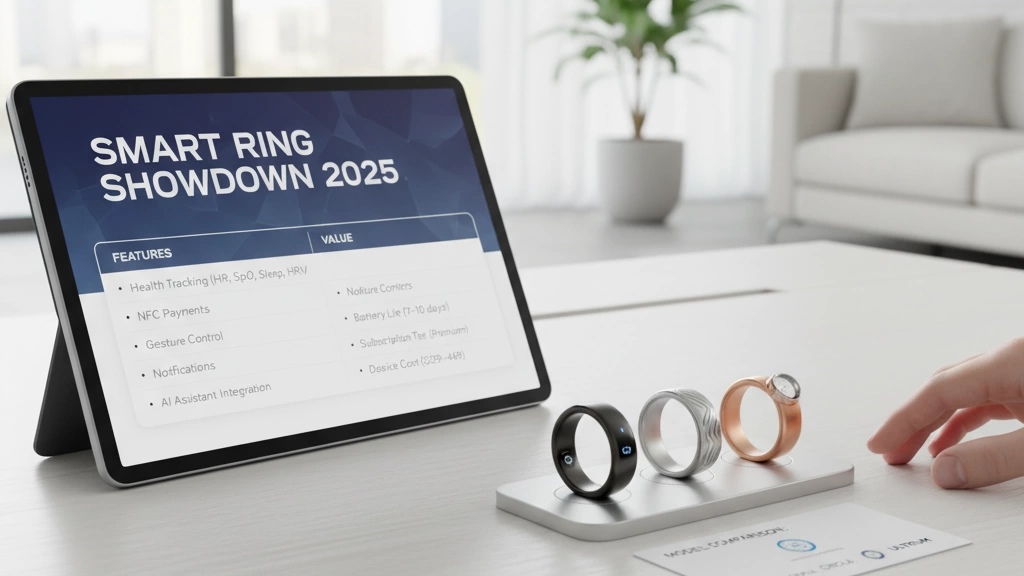 smart ring comparison 2025 features and value