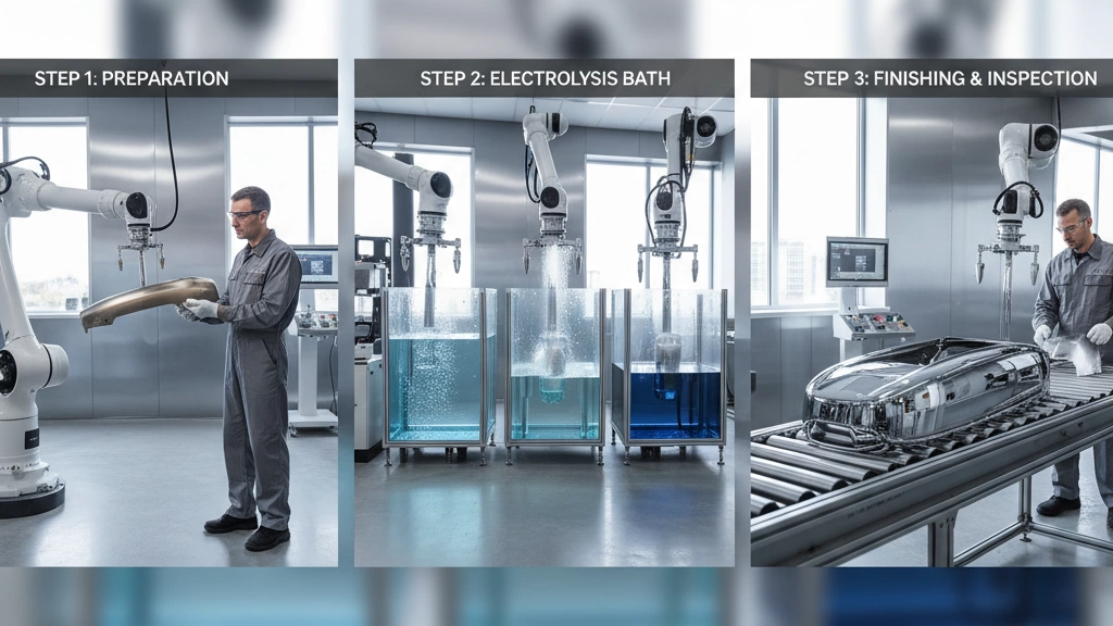 cómo funciona la galvanoplastia paso a paso