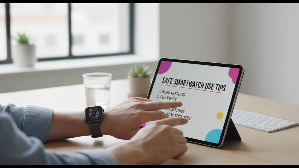 safe smartwatch use tips