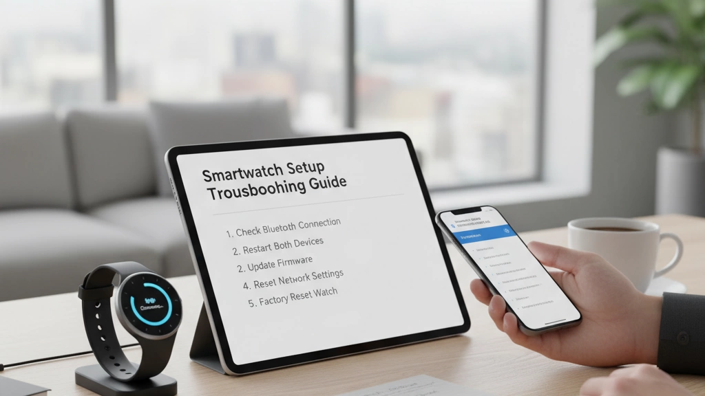 smart watch setup troubleshooting tips