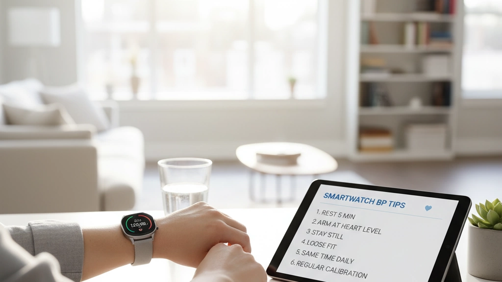 smartwatch blood pressure monitoring tips