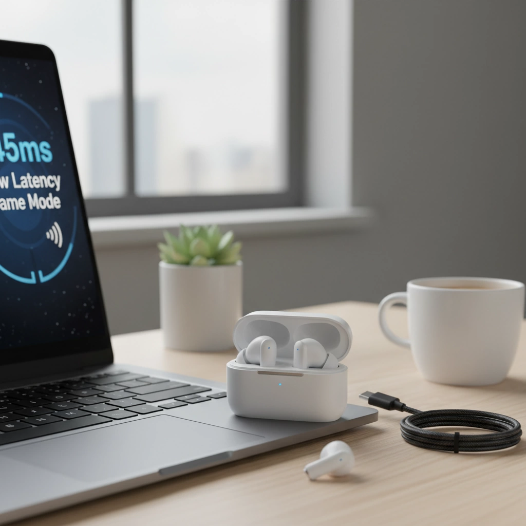 TWS Earbuds 45ms Low Latency Game Mode