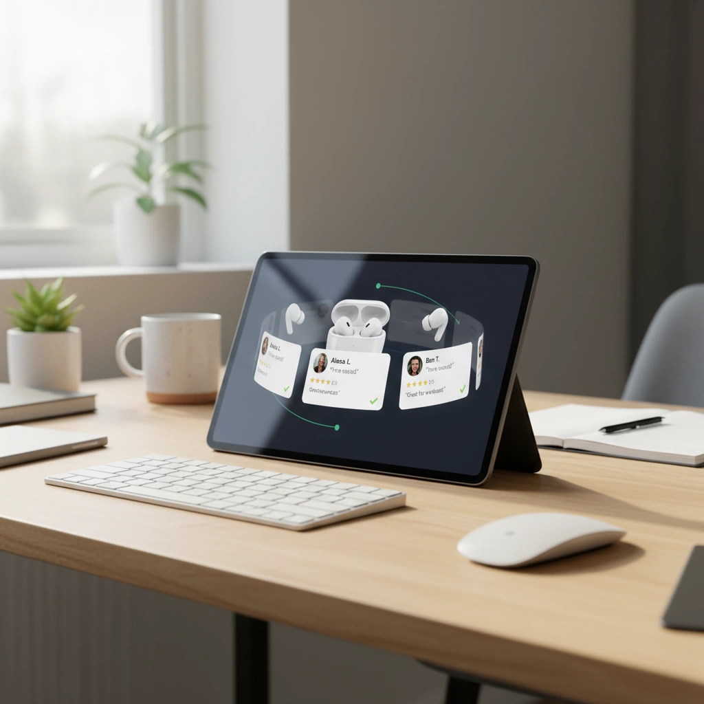 TWS Earbuds Real User Ratings Carousel