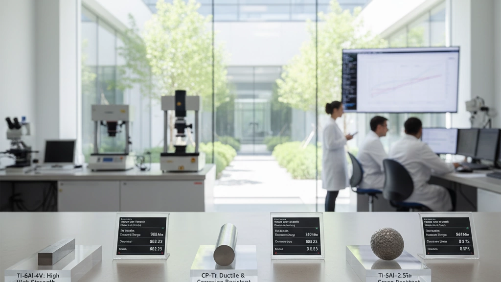 Titanium alloys mechanical physical properties comparison