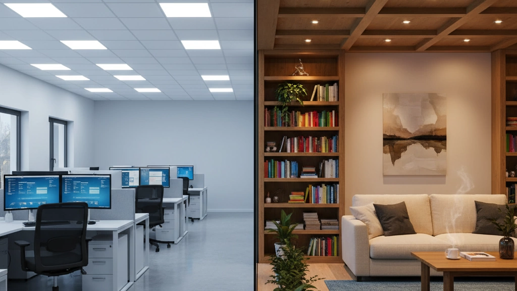 commercial vs residential led lighting quality