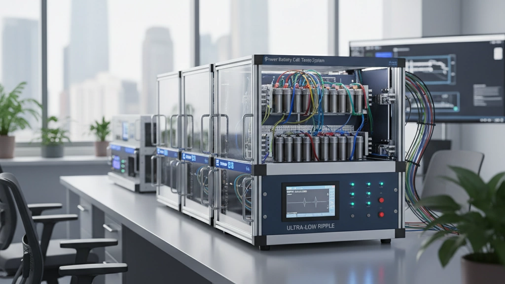 Power Battery Cell Testing System Ultra-Low Ripple