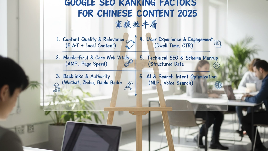 Google SEO Ranking Factors for Chinese Content 2025