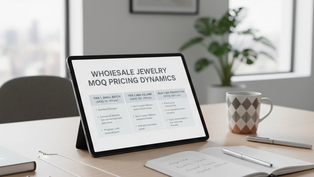 Wholesale Jewelry MOQ Pricing Dynamics
