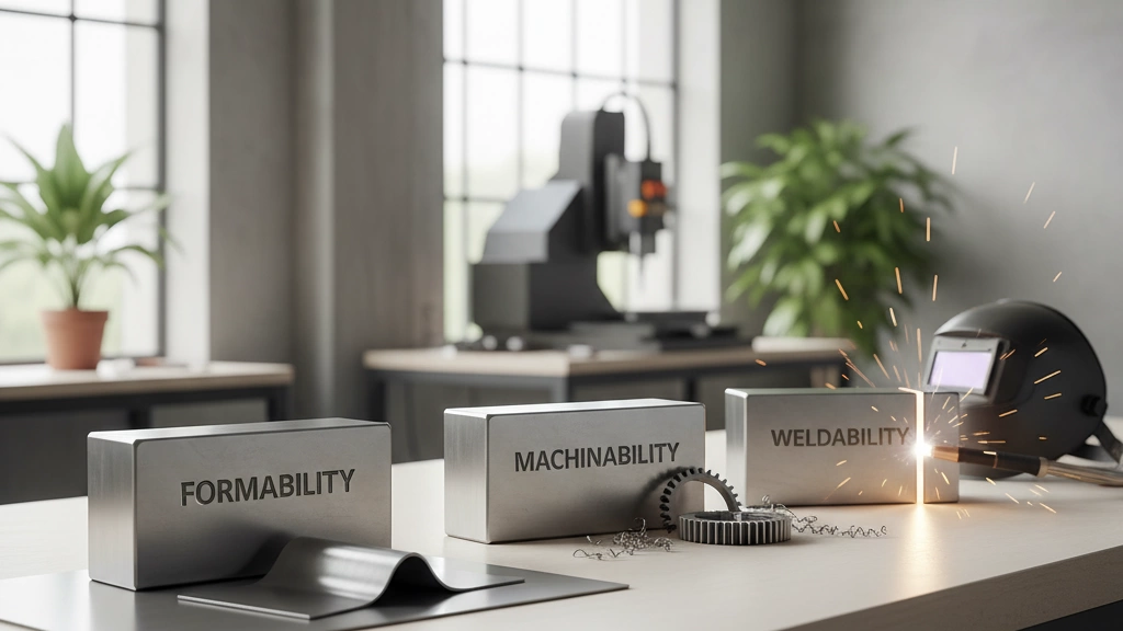 Maleabilidad, maquinabilidad, soldabilidad del acero dulce