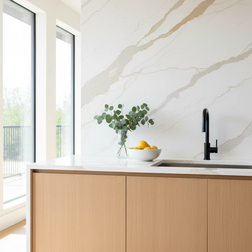 Calacatta Gold Quartz Color Palette