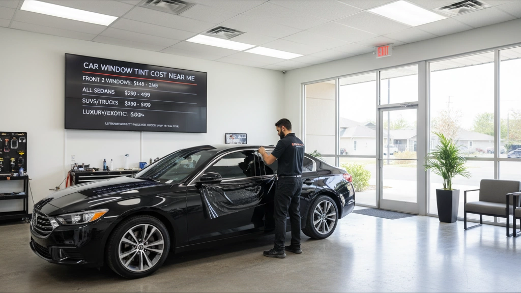 car window tint cost near me