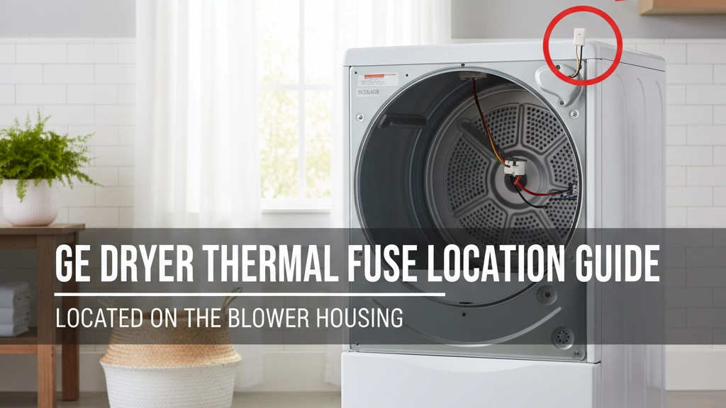 GE dryer thermal fuse location guide