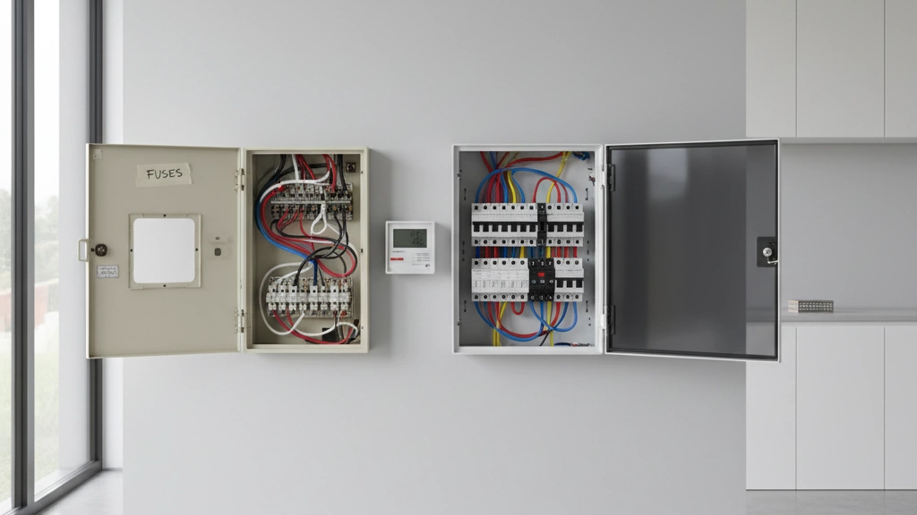 electrical fuse box vs circuit breaker comparison