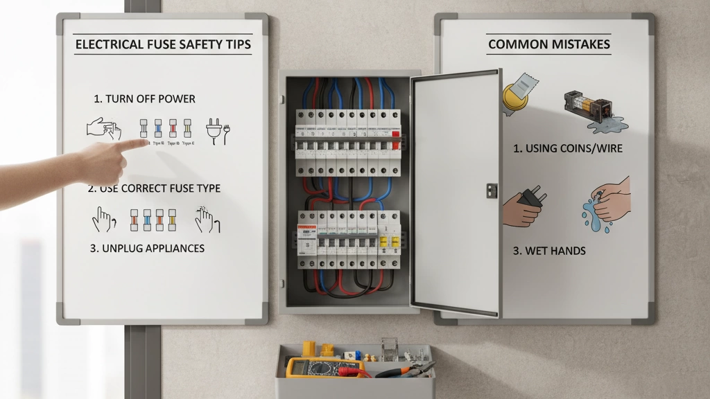 electrical fuse safety tips and common mistakes