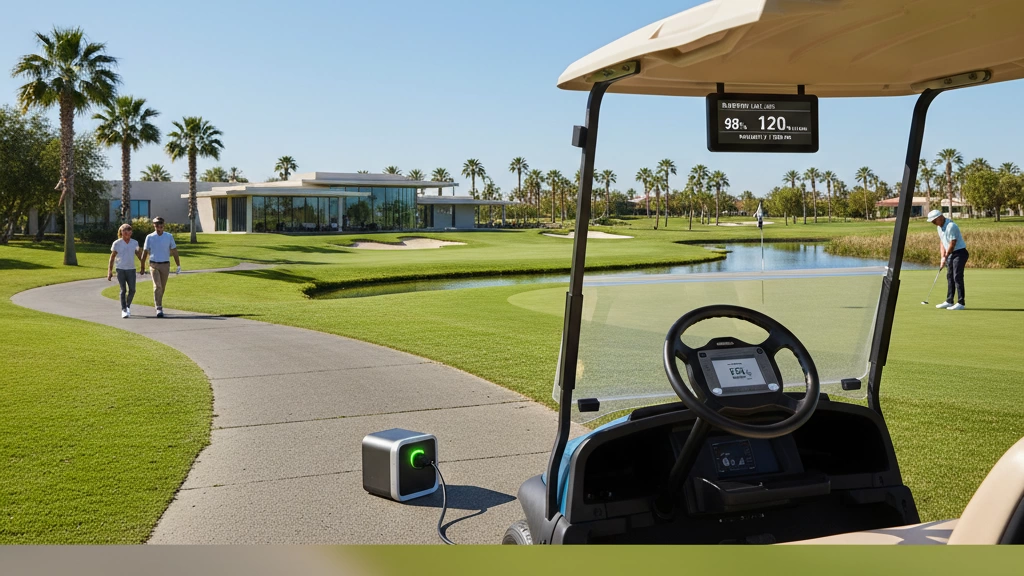 golf cart battery life on single charge