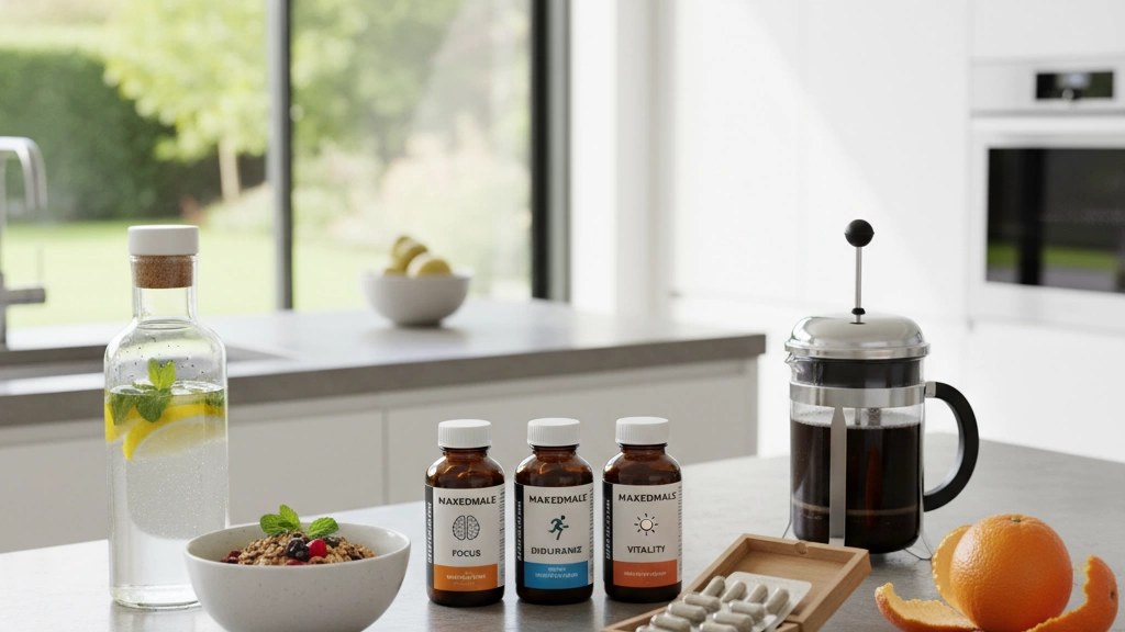 Rutina diaria de potenciadores de energía natural de MaxedMale