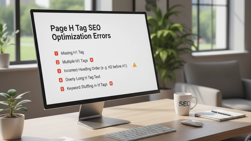 Page H Tag SEO Optimization Errors