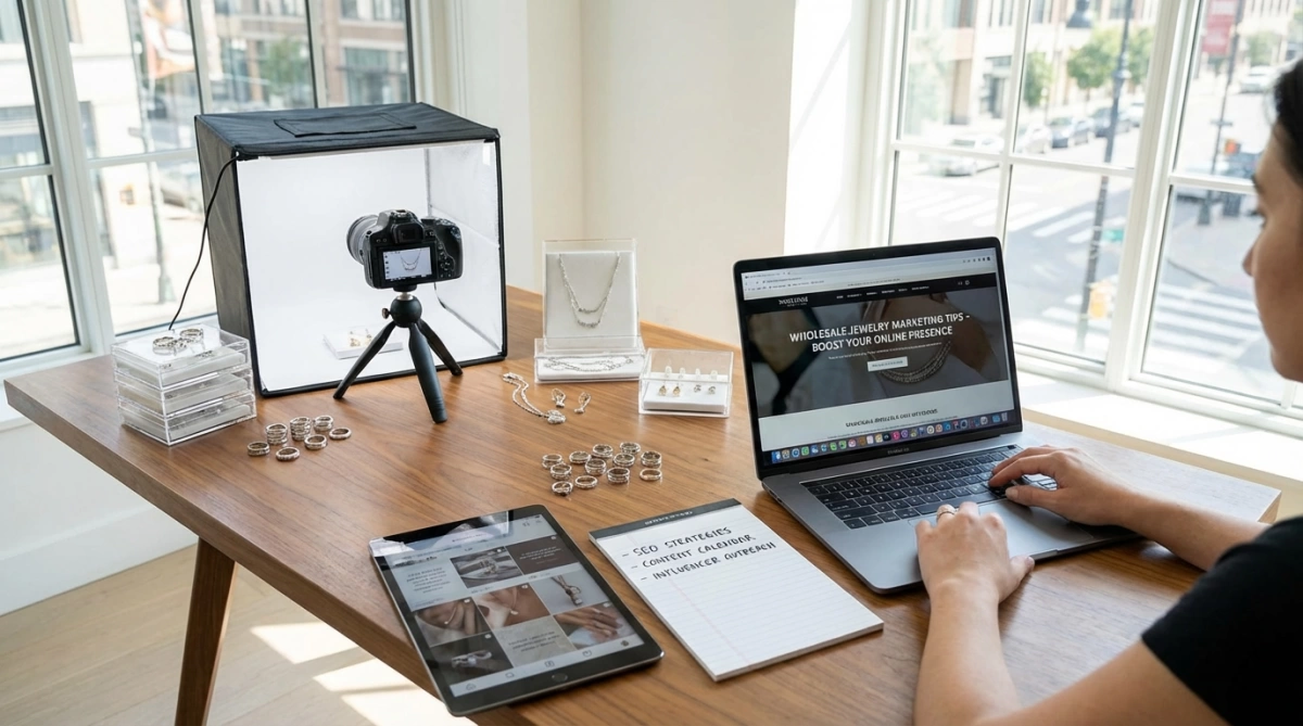 wholesale silver jewelry online marketing tips