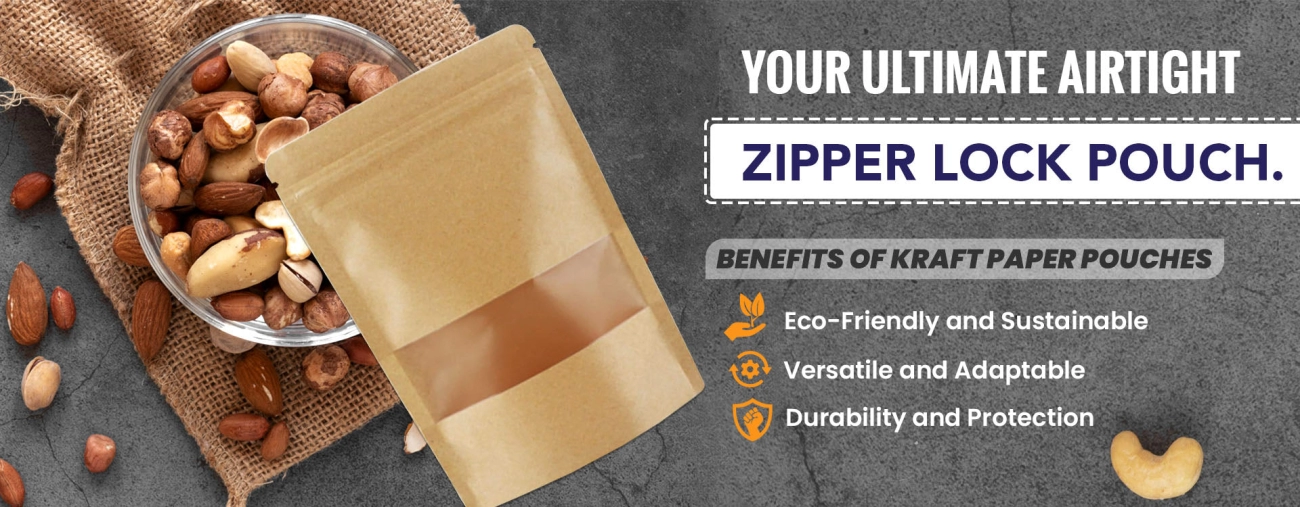 Kraft Stand Up Pouches Sustainable Packaging Benefits