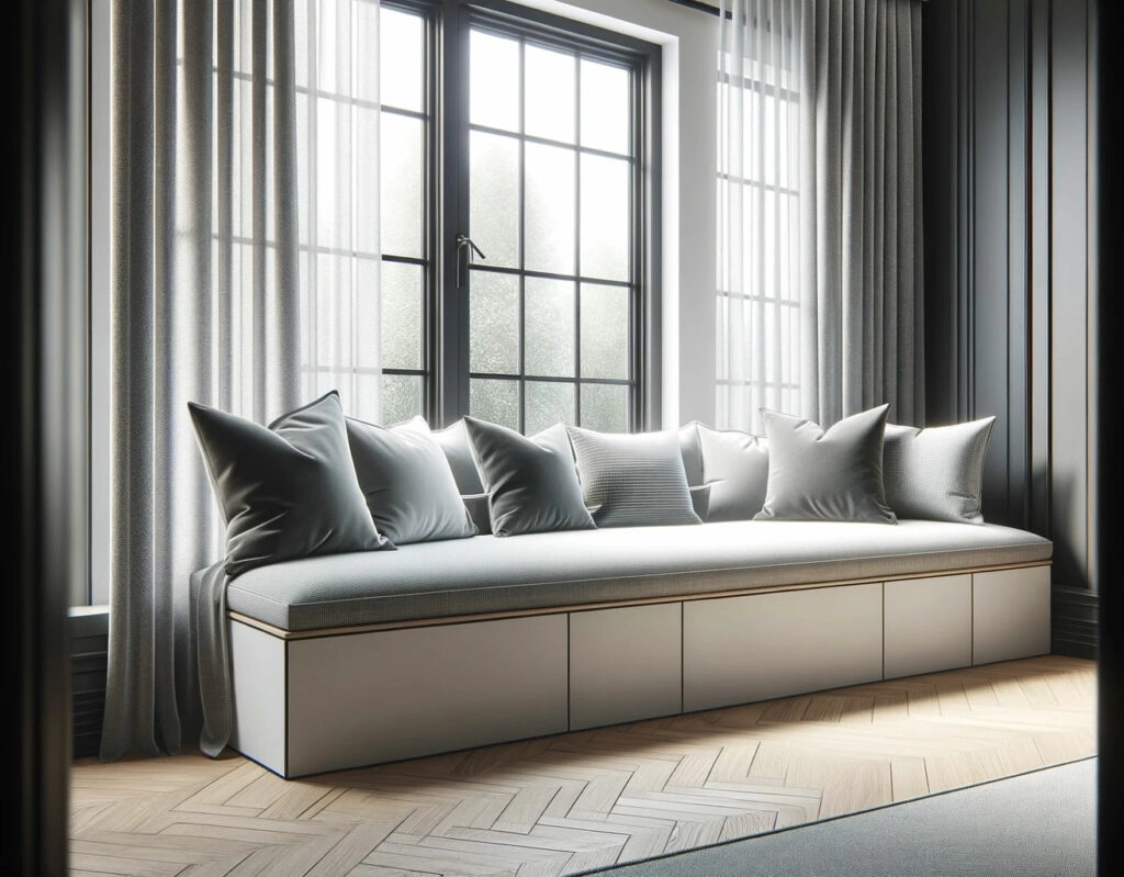 custom window seat cushion covers