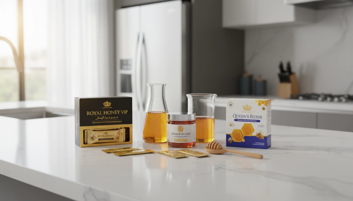 comparación de suplementos masculinos de miel real