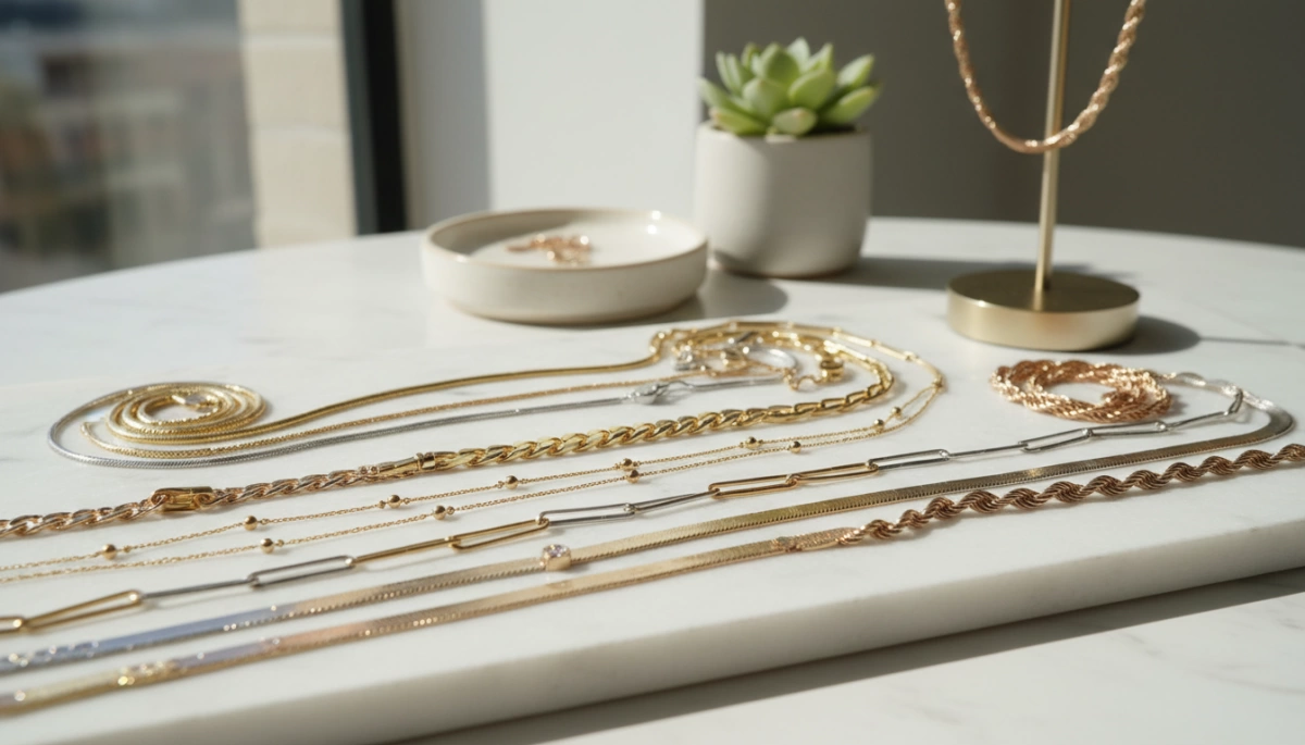 Elegant Intricate Chain Types for Jewelry