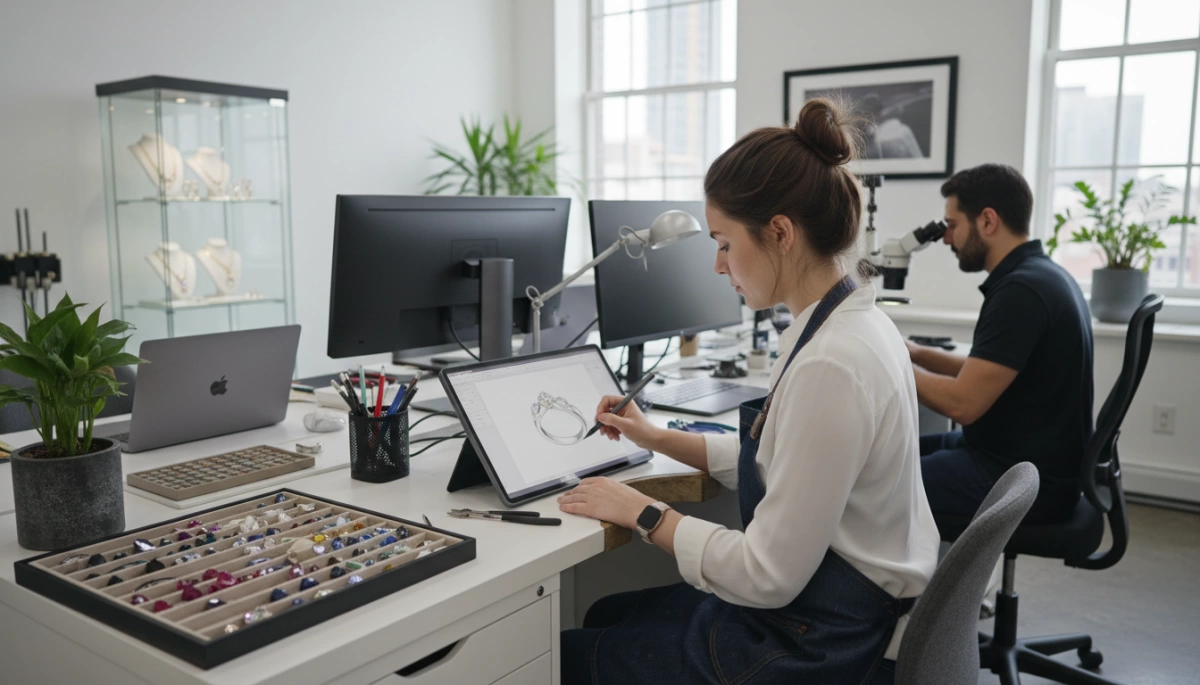 custom jewelry design process companies