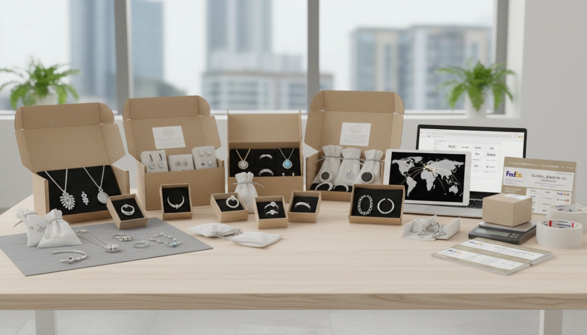 wholesale custom jewelry global shipping options