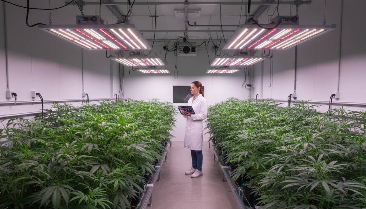 advanced cannabis grow lights spectrum tuning