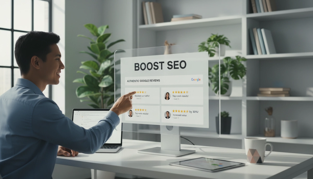 boost seo with authentic google reviews