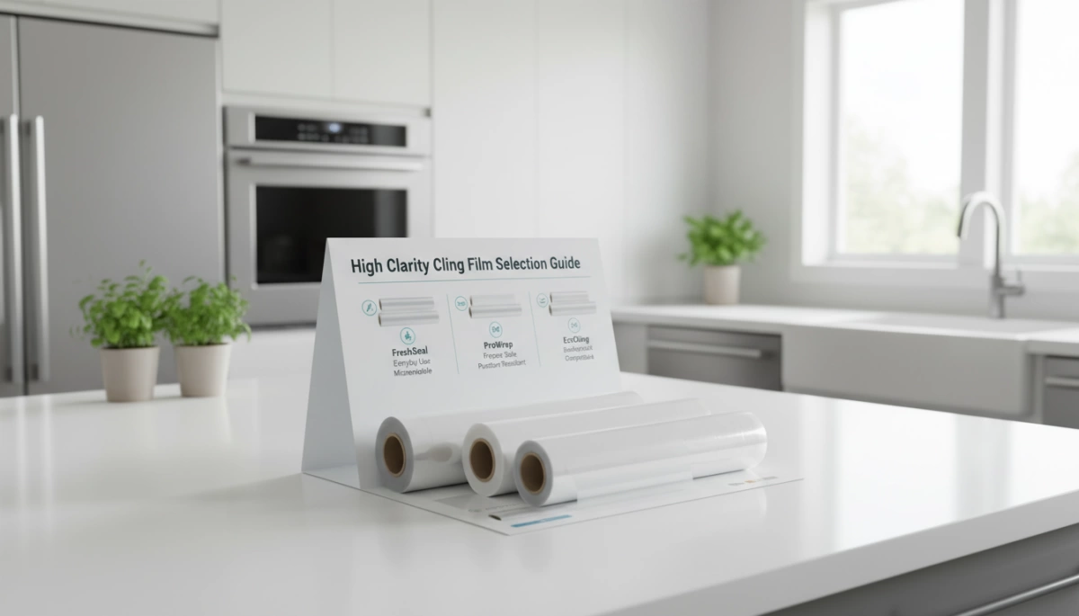High Clarity Cling Film Guide for Professional Food Packaging 3 Guide de sélection des films étirables à haute clarté
