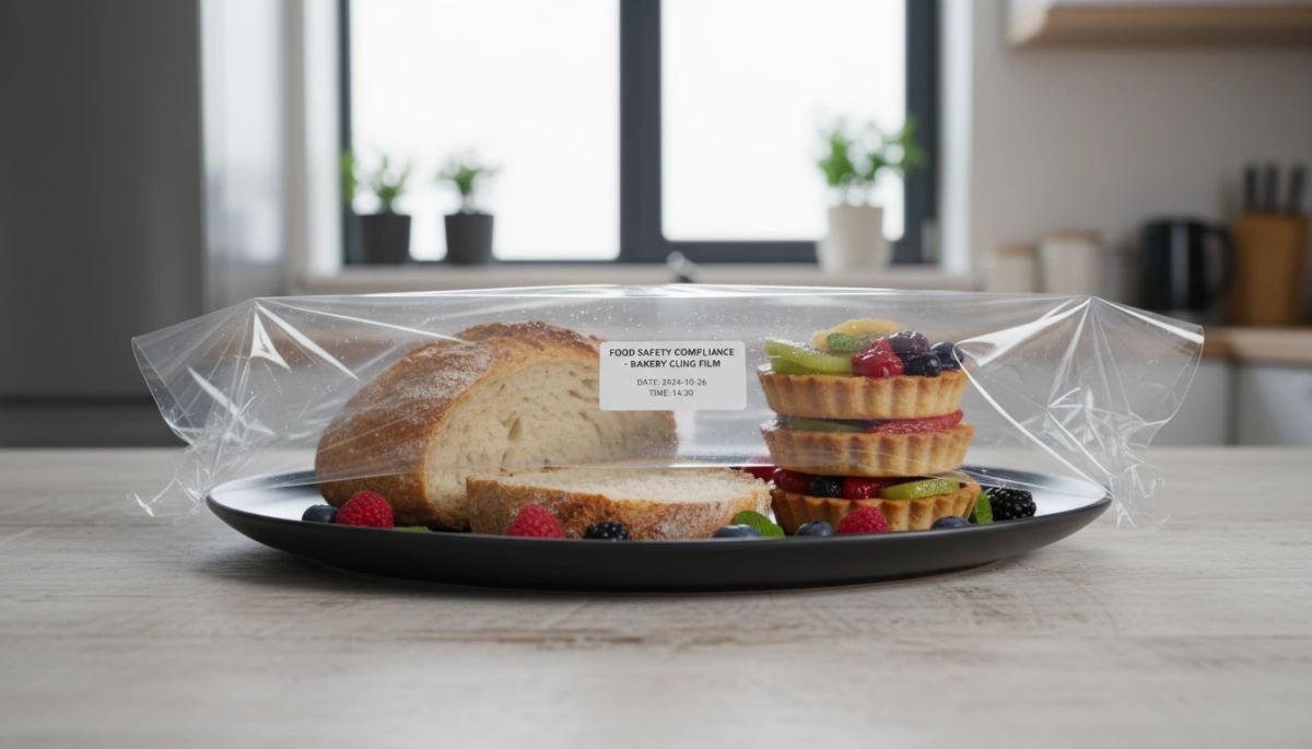 Guia de tamanho e uso de filme plástico para padaria profissional 3 Conformidade de segurança alimentar do filme filme para padaria