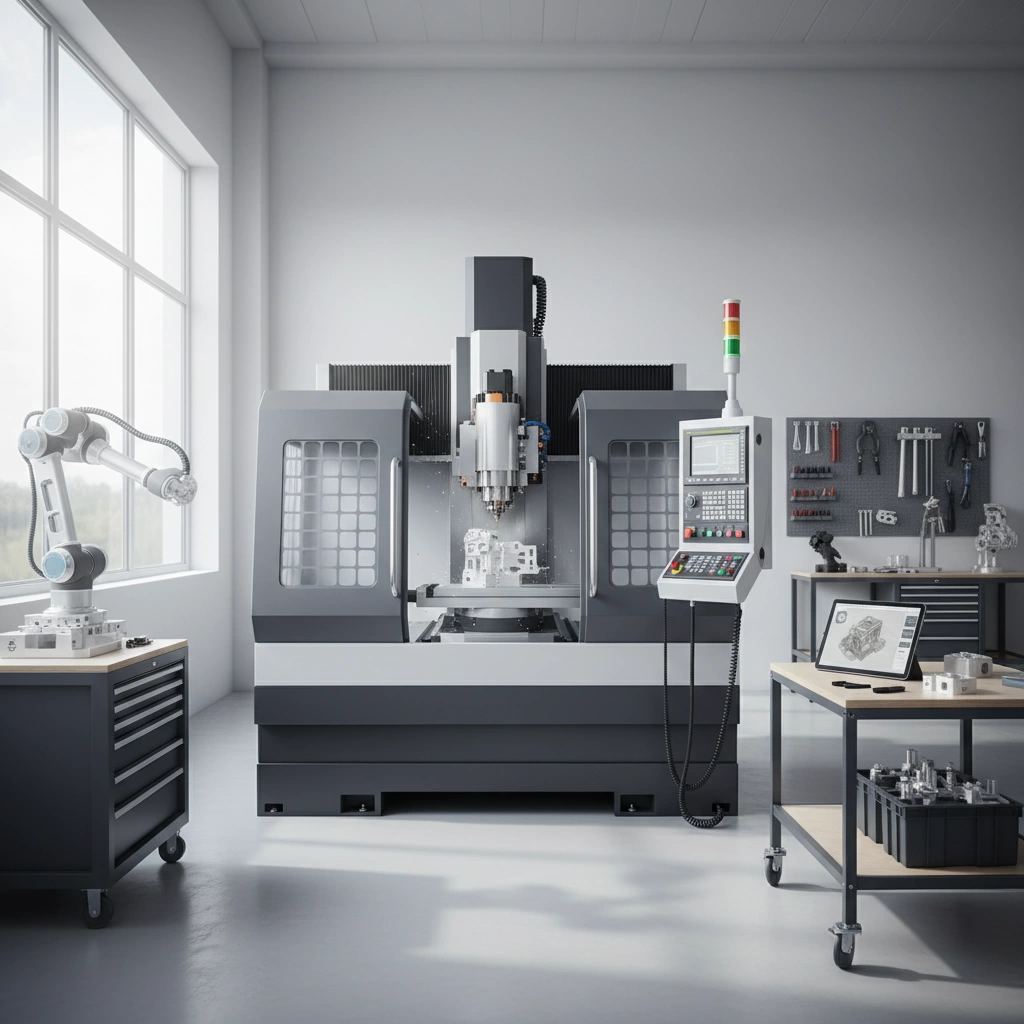 Custom CNC machining for robotic parts