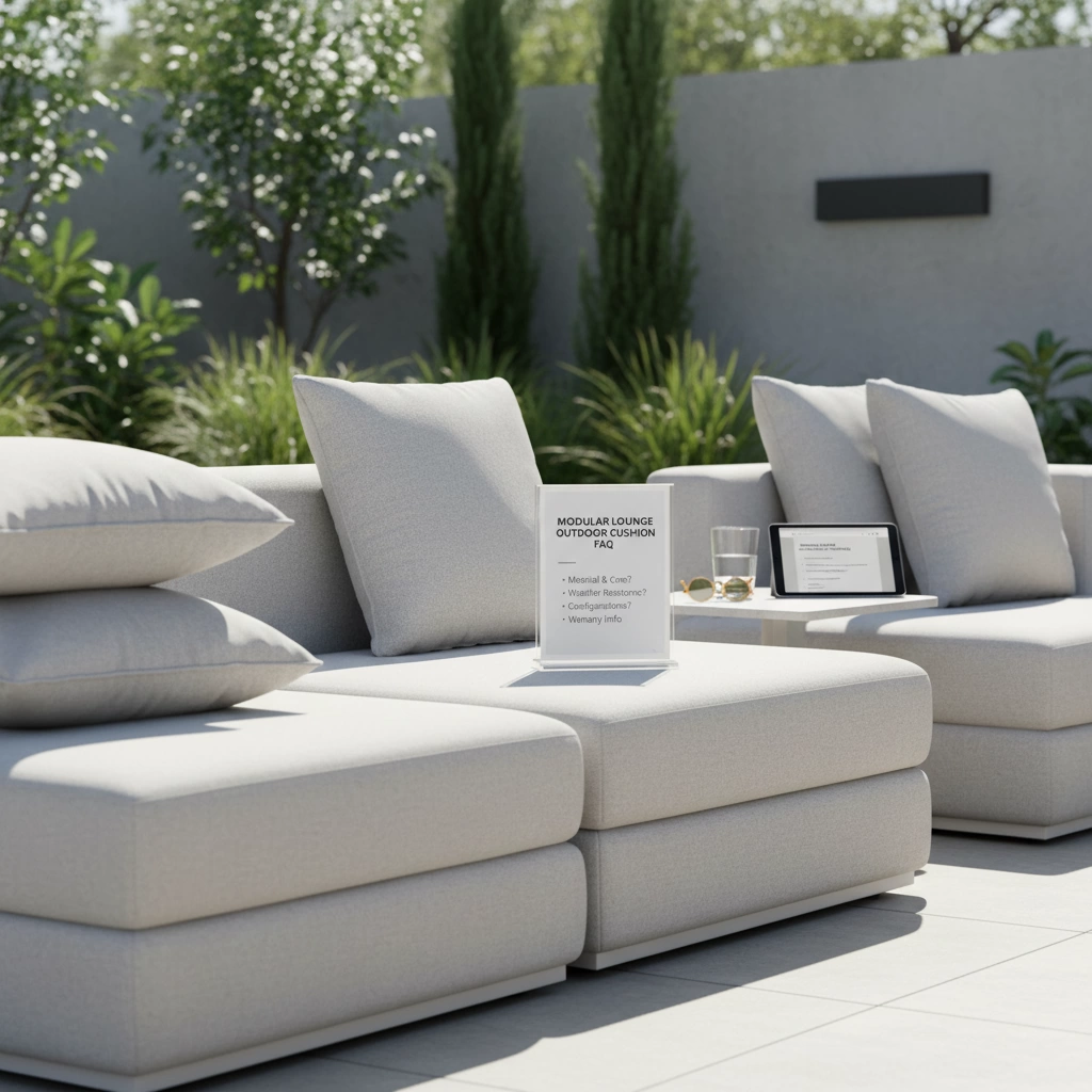 Modular Lounge Outdoor Cushion FAQ