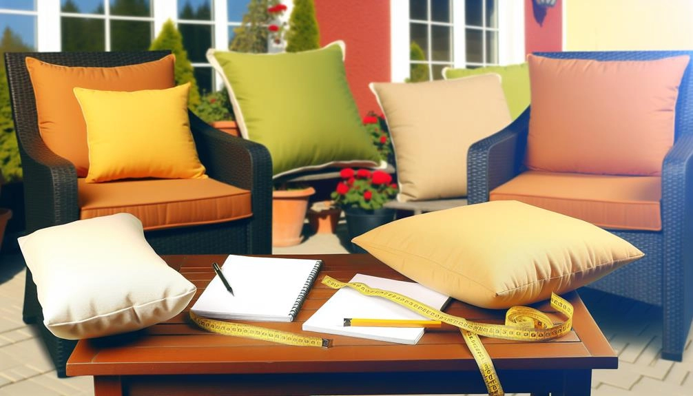 Outdoor Cushion Measuring and Fit Guide