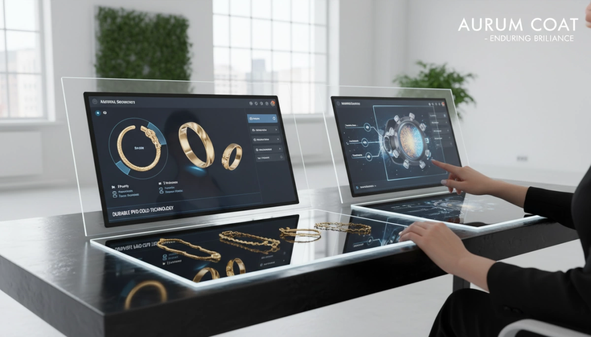 Durable PVD Gold Plated Jewelry Technology