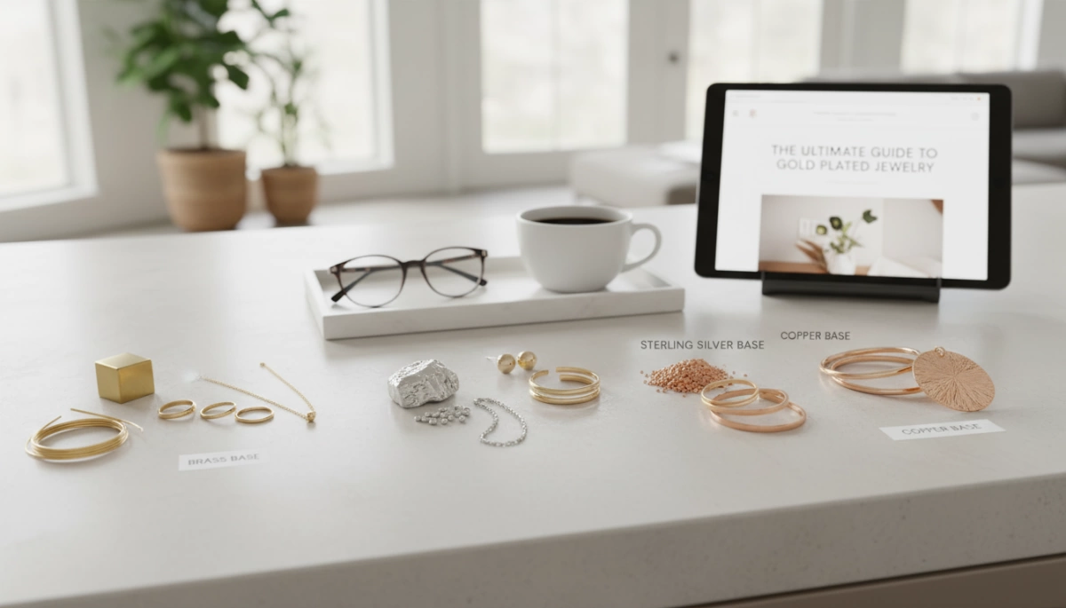 Gold Plated Jewelry Base Metal Options