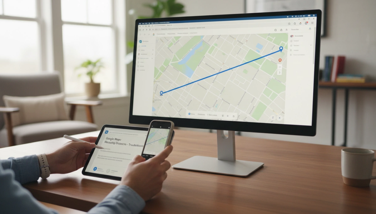 how to measure distance on google maps troubleshooting