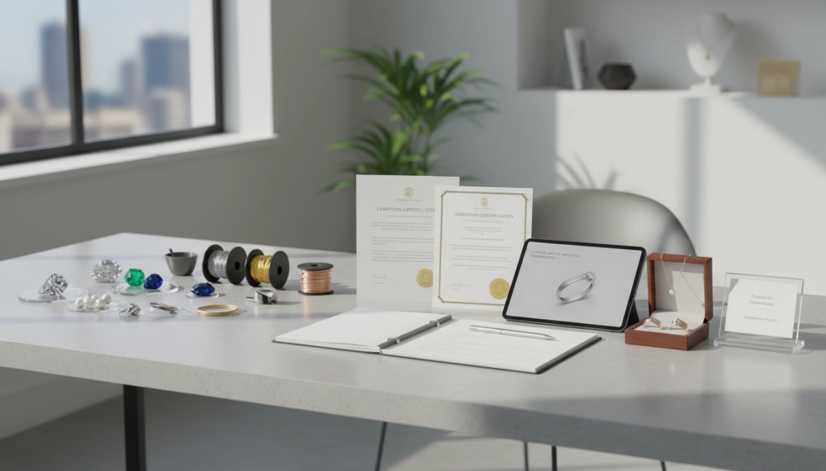 Custom Jewelry Materials and Certification Requirements