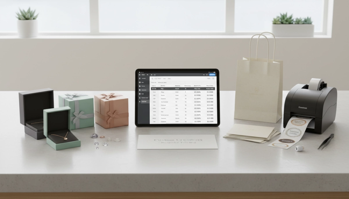 Custom Jewelry Pricing and Packaging Requirements