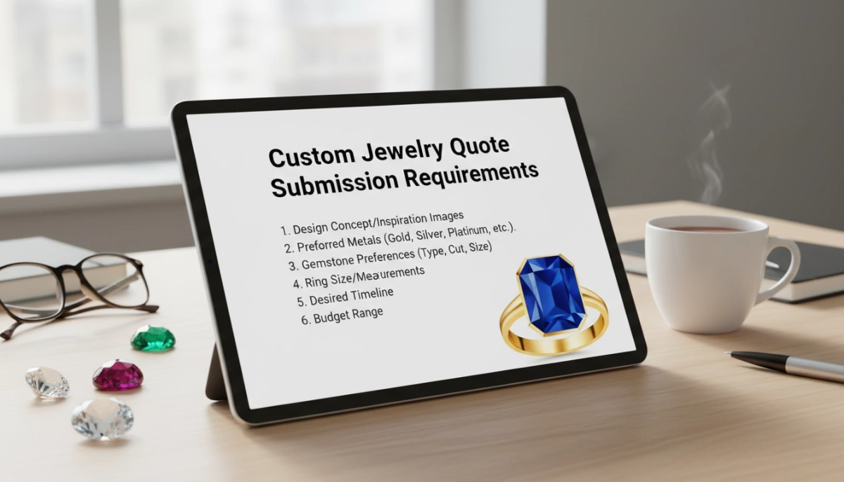 Custom Jewelry Quote Submission Requirements