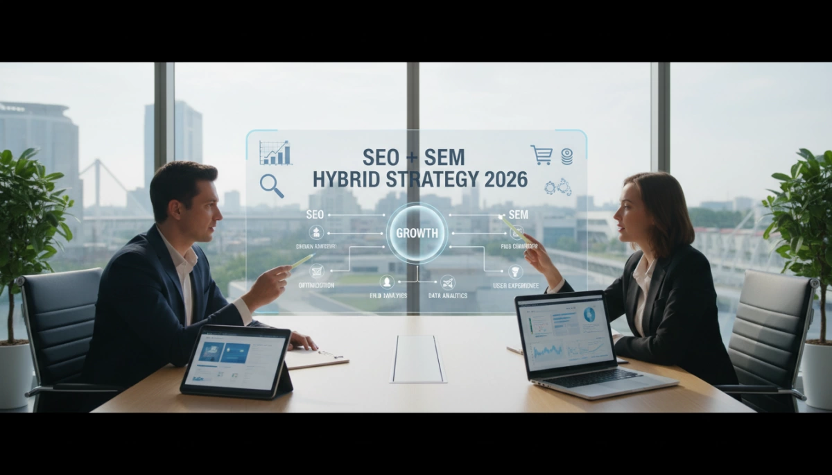 SEO and SEM hybrid strategy 2026