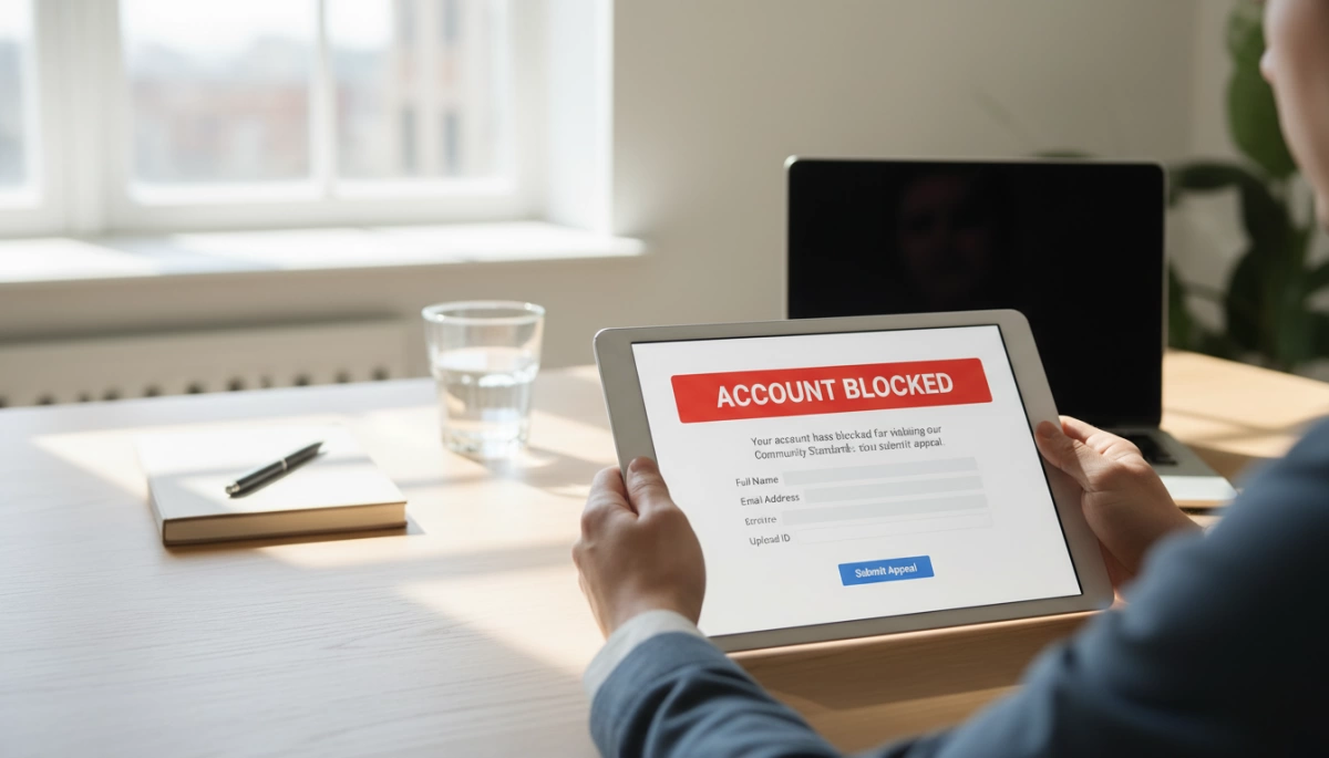 Facebook account blocked appeal process