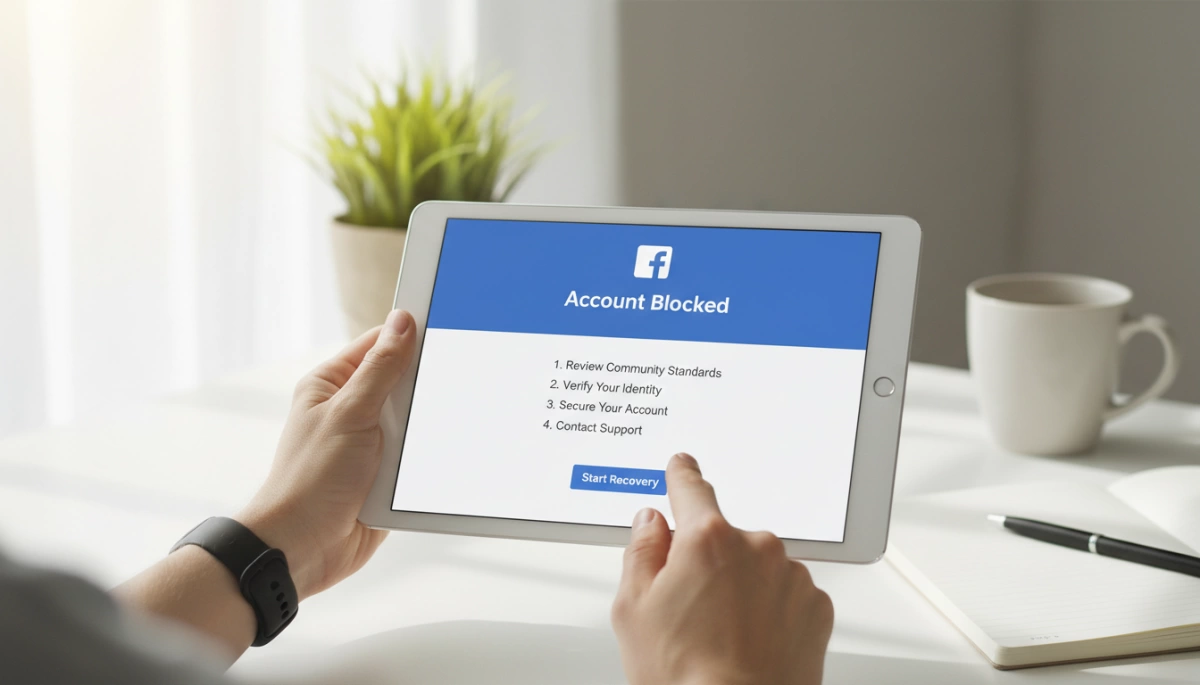 Facebook account blocked recovery tips