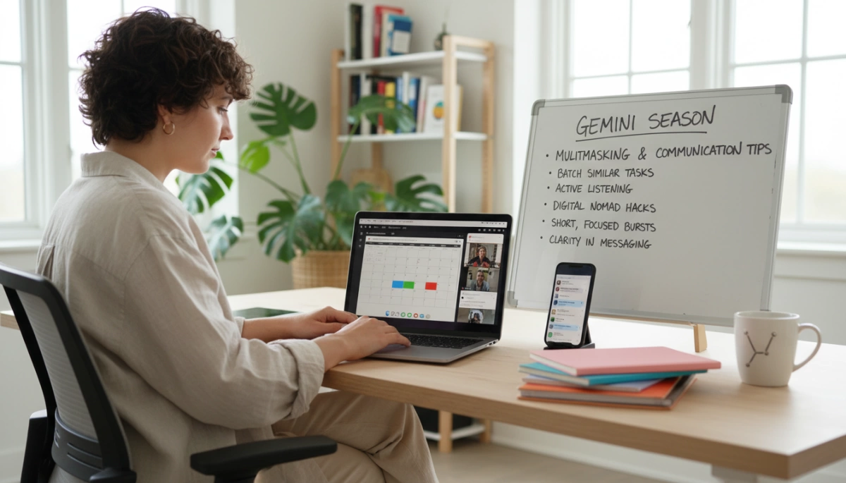 Gemini Season multitasking and communication tips