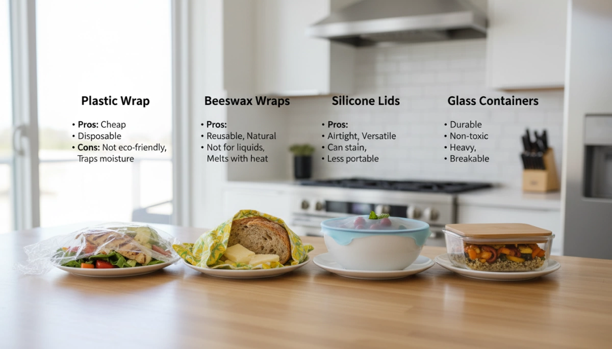 호텔 및 케이터링 전문가를 위한 식품 포장 가이드 4 식품 포장 재료 비교 차트